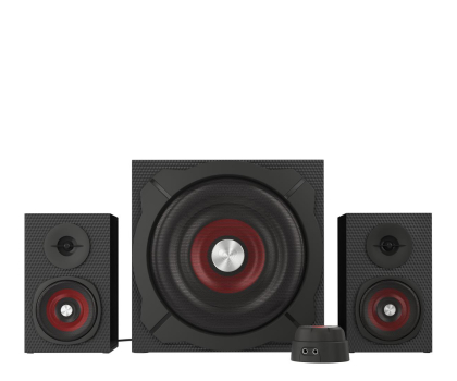 Głośnik komputerowy GENESIS HELIUM 600 60W RMS 2.1 CZARNE PILOT NA KABLU